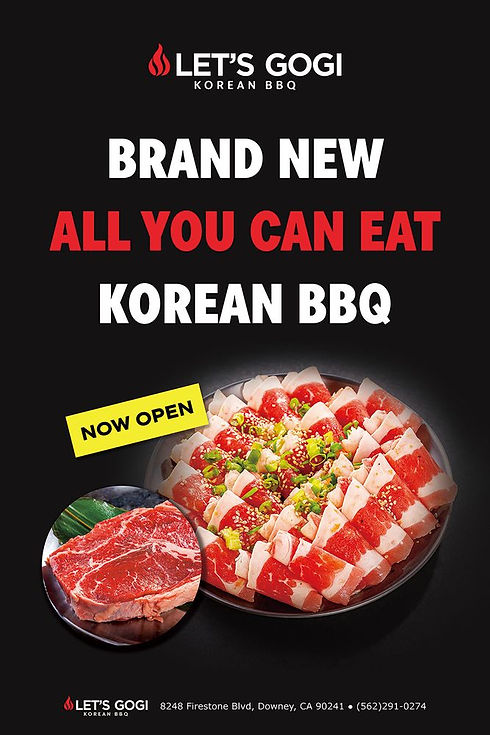 Let's Gogi Korean BBQ: Brand New All You Can Eat, Now Open